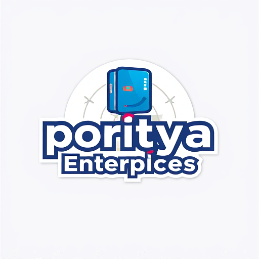 Professional logo design. "poritiya Enterprices" Logo Create P diffrent like use ac fridge service unique create logo