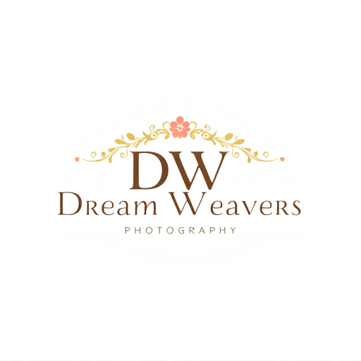 Professional logo design. professional two words logo for - DW wedding photography company their full form is dream weavers