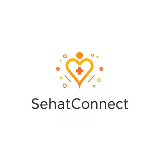 Professional logo design. Create a professional and approachable logo for SehatConnect, a telemedicine app dedicated to providing remote and mobile healthcare solutions across India, with a primary focus on rural Punjab. The logo should: Include healthcare symbols such as a medical cross, stethoscope, or heartbeat line to represent health services. Incorporate connectivity elements like network lines, signal waves, or nodes to symbolize telemedicine and remote access. Reflect rural community themes, potentially using subtle motifs like fields, leaves, or traditional Punjab patterns, to connect with the rural audience. Use a warm and trustworthy color palette featuring earth tones for rural warmth. Maintain a clean, simple design with smooth lines and minimal detail to ensure clarity and scalability on digital platforms. Use modern typography for the app name "SehatConnect" that is readable and balanced with the graphic. The overall style should be inviting and comforting, appealing to rural users while signaling technological reliability and healthcare support. 