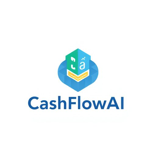 Professional logo design. CashFlowAI an AI powered expense tracker.
