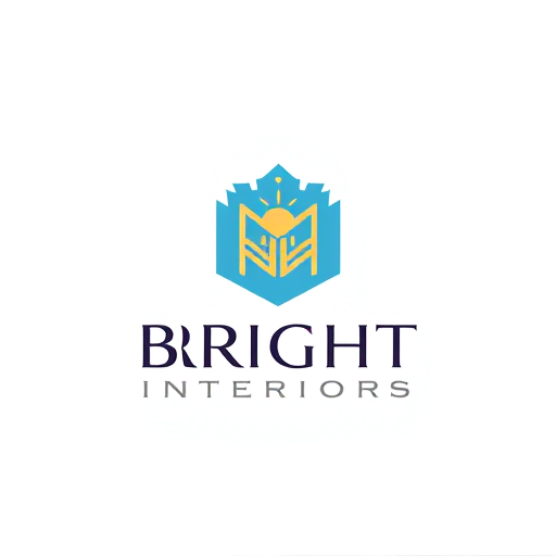 Professional logo design. Bright Interiors