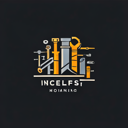 Logo Design: a logo based on metal industry and pvc sheets manufacturing , and tools , keep logo flat and minimal 