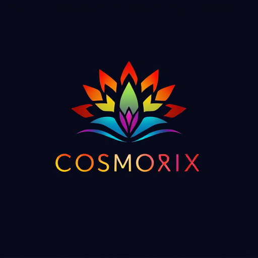 Professional logo design. aura cosmix