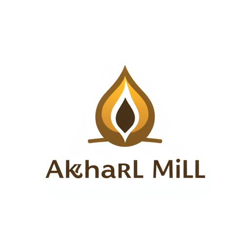 Professional logo design. Akshar Oill Mill + Penut Logo