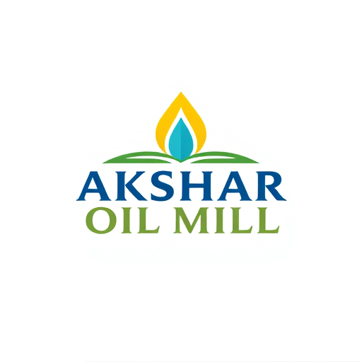 Professional logo design. Akshar Oil Mill Logo