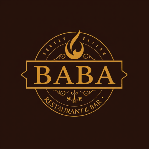 Professional logo design. BABA RESTAURANT & BAR