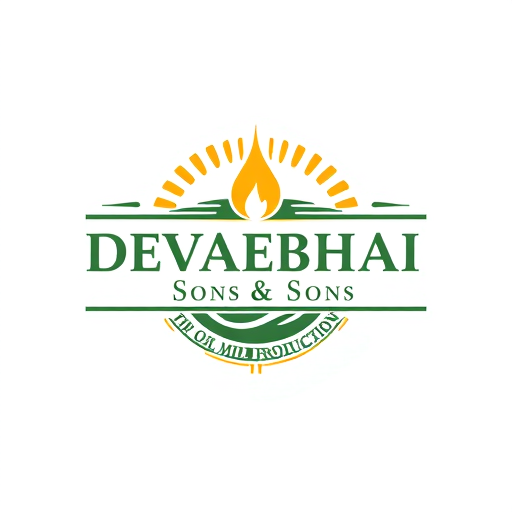 Professional logo design. Generate logo comapny name is Devabhai & Son's this is oil mill production 