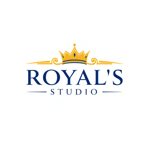 Professional logo design. create a combination logo for name ROYAL'S STUDIO