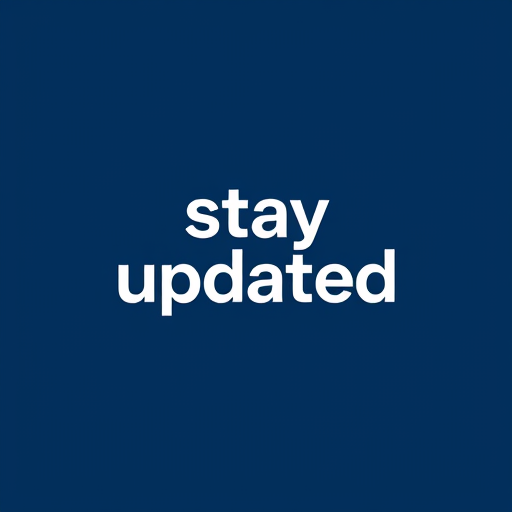 Professional logo design. logo for the page name "stay updated"