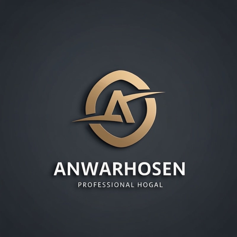 Professional logo design. Anwarhosen 