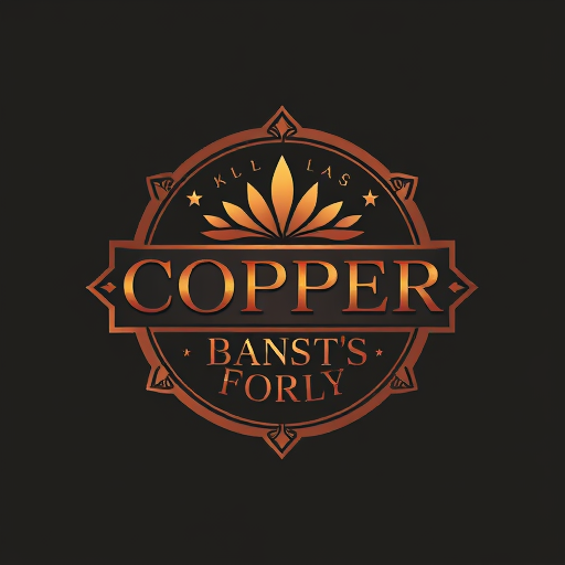 Professional logo design. copper bottel named as bras enterprices