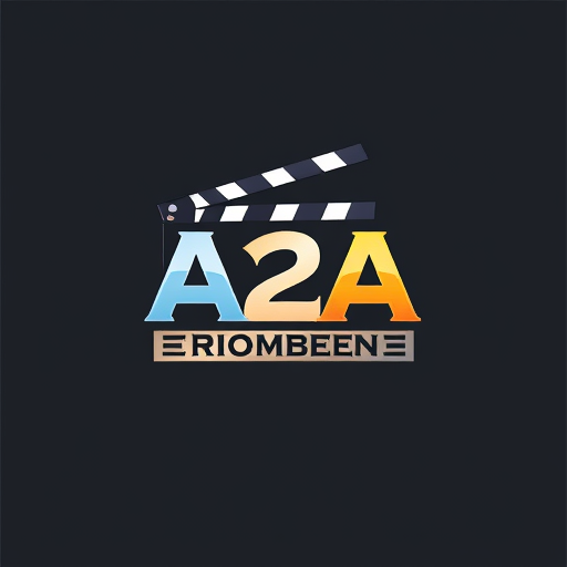 Professional logo design. A2A MOVIE PROMOTIONS
