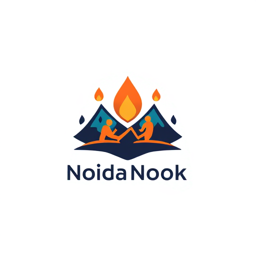 Professional logo design. design a logo for my instagram page named Noida Nook