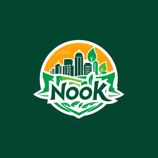 Professional logo design. design a logo for my instagram page named Noida Nook , Noida is a modern and green city in uttar pradesh ,india 