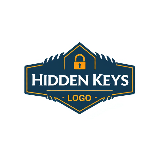 Professional logo design.  Hidden Keys