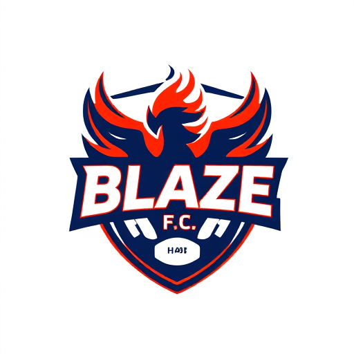 Professional logo design. can you create a football club logo for "BLAZE F.C"
