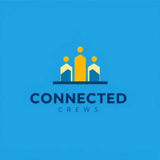 Professional logo design. Connected crew