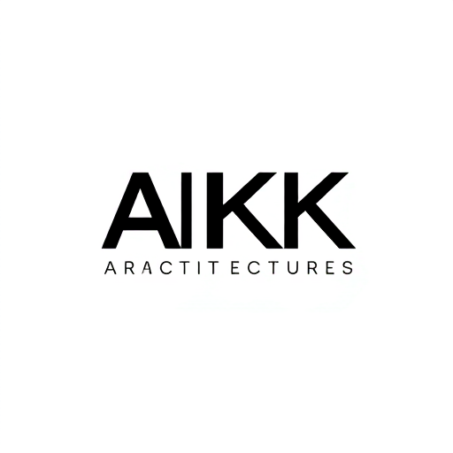 Professional logo design. can you design a logo for me for my architecture firm named akash kahlon architects WITH MINIMALIST TONE HAVING WHITE BACKGROUND AND BLACK CONTENT 