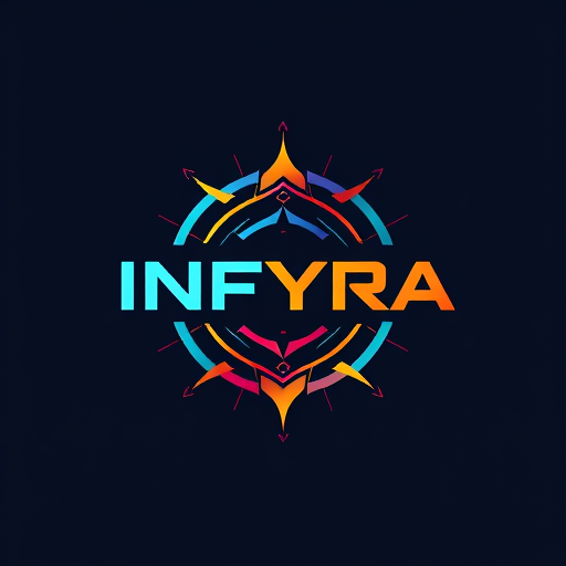 Professional logo design. i need a tech based logo with firy look named as INFYRA
