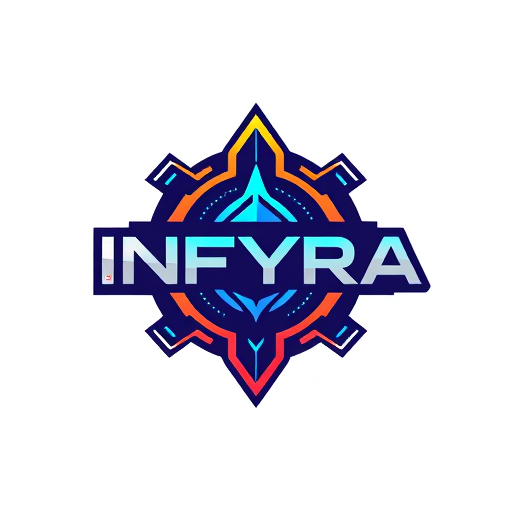 Professional logo design. i need a tech based logo with firy look named as INFYRA