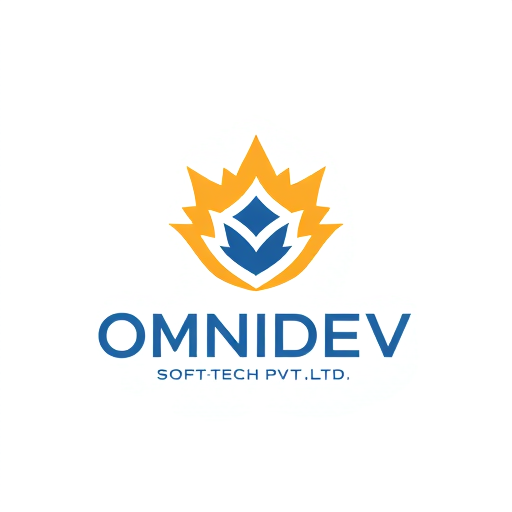Professional logo design. OMNIDEV SOFT-TECH Pvt.Ltd at the logo write a preeya in such a way which cannot be noticed easily