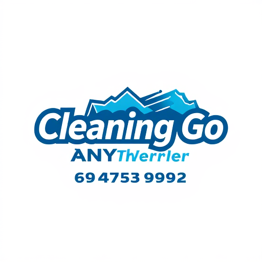 Professional logo design. I want with white letters to write "Cleaning Go ANYwhere-ANYtime 6947539992"