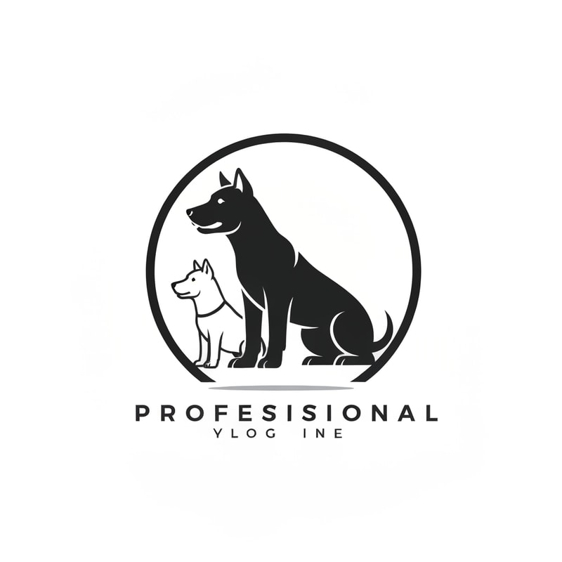 Professional logo design. dogs