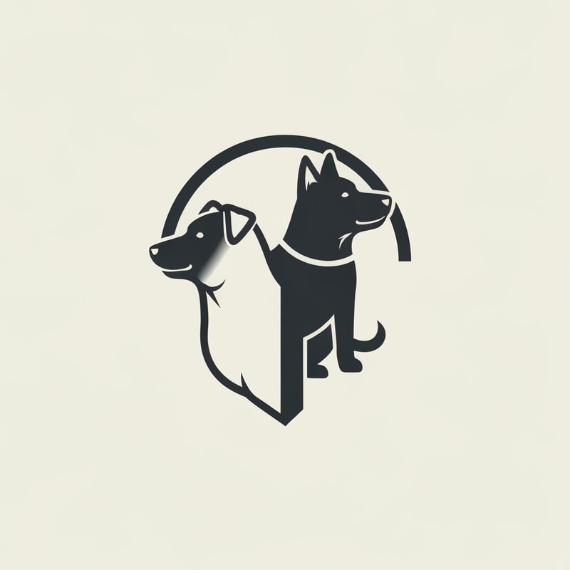 Professional logo design. dogs