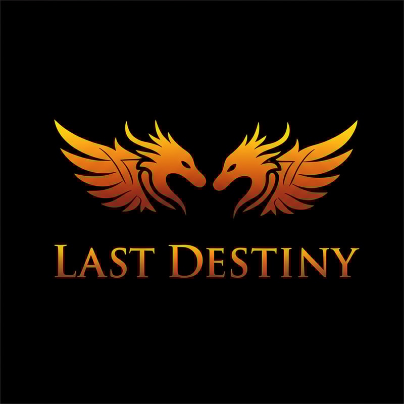 Change logo to firey dragons with black background