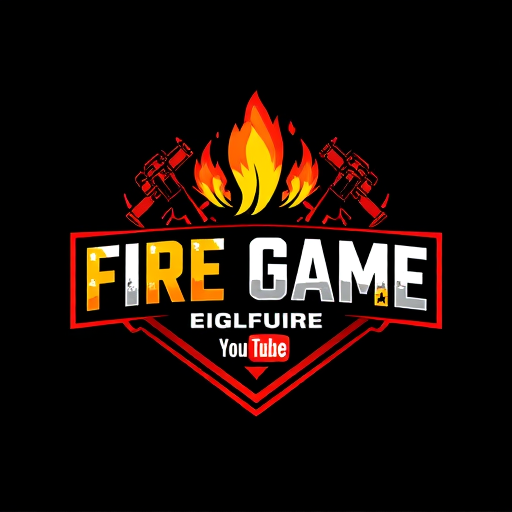 Professional logo design. Free fire game logo for YouTube channel
