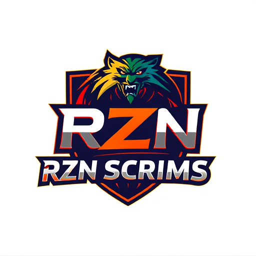 Professional logo design. RZN SCRIMS