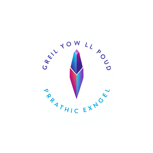 Professional logo design. A modern creative logo design featuring a fountain pen nib combined with bold geometric typography. The brand name should remain the same but written in a unique and stylish way, with smooth gradient colors such as purple to pink or turquoise to blue. The design should have clean lines, balanced spacing, and a professional yet artistic look. Around the main symbol, add circular text in bold sans-serif font to highlight the brand identity. The overall style should feel modern, fresh, and eye-catching for a graphic designer brand.” logo ka nmae he perefect graphic designer 