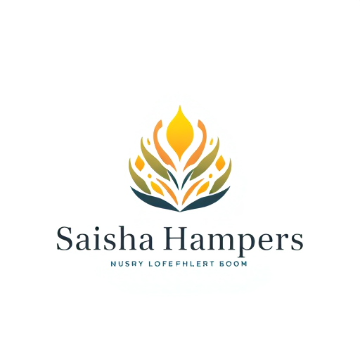 Professional logo design. Saisha Hampers