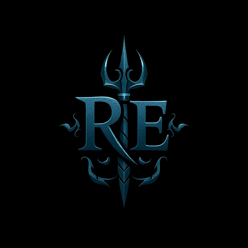 Professional logo design. design a logo for RE With Trident in dark shade
