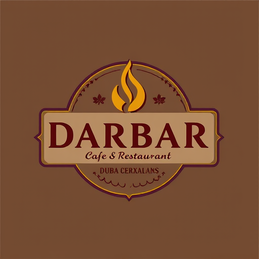 Professional logo design. DUBAI DARBAR CAFE & RESTAURANT