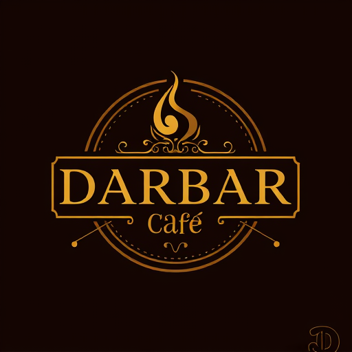 Professional logo design. DUBAI DARBAR CAFE & RESTAURANT