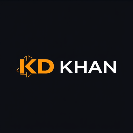 Professional logo design. KD Khan 