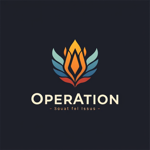 Professional logo design. Opeartion realated logo