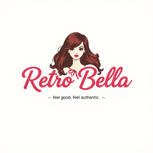 Professional logo design. Make a logo for my website for affiliate marketing named "Retro Bella" and with the tagline "feel good, feel authentic" with a stylish girl. Please make it look stylish and attractive 