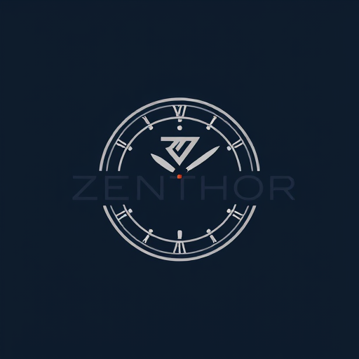 Professional logo design. generate the logo for watch brand "brand name is Zenthor Watches"