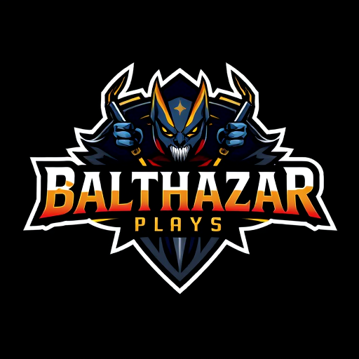 Professional logo design. Banner for the gaming YouTube channel named BalthazarPlays