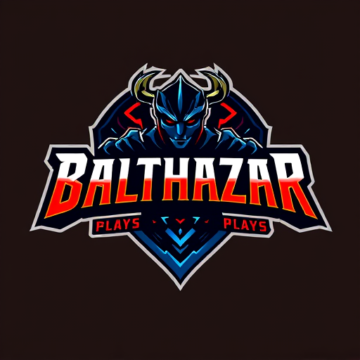 Professional logo design. Banner for the gaming YouTube channel named BalthazarPlays