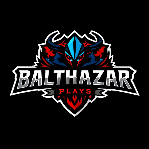 Professional logo design. Banner for the gaming YouTube channel named BalthazarPlays