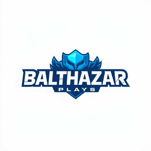 Professional logo design. Banner for the gaming YouTube channel named BalthazarPlays