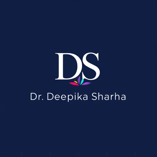 Professional logo design. DS Initial with Dr. Deepika Sehra with subheading, Obstertrics & Gynecology Specialist