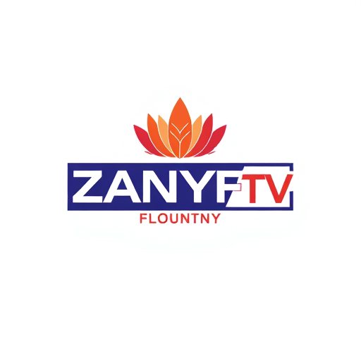 Professional logo design. ZANYF TV