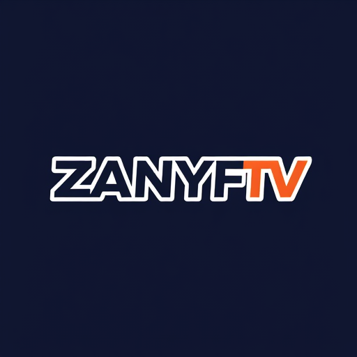 Professional logo design. ZANYF TV