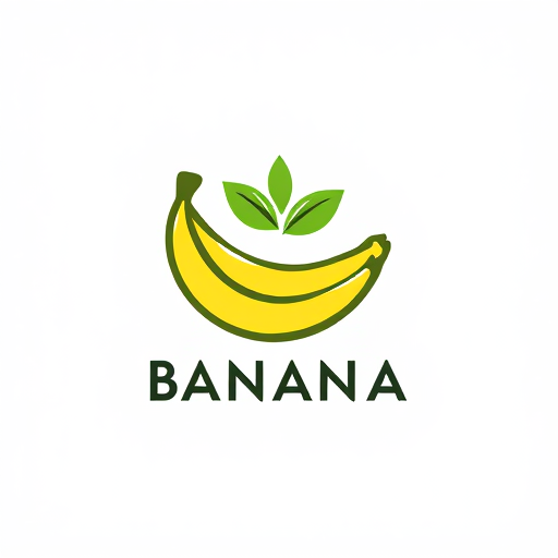 Professional logo design. Banana production 