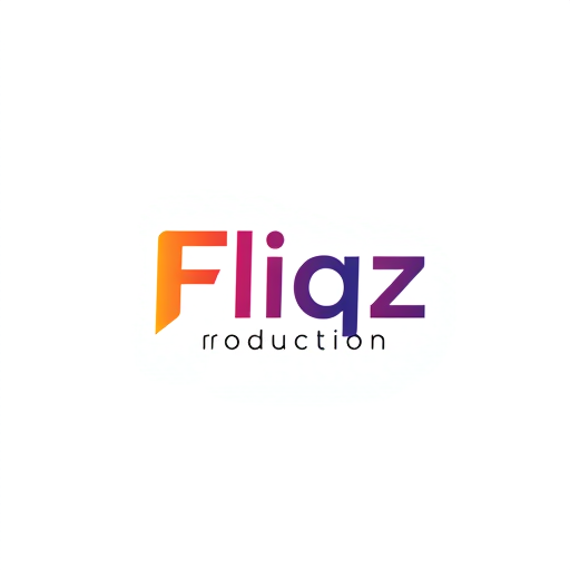 Professional logo design. Design a simple logo for ‘Newbie Fliqz production’. Please don’t add more colors for the logo and make it white background 
