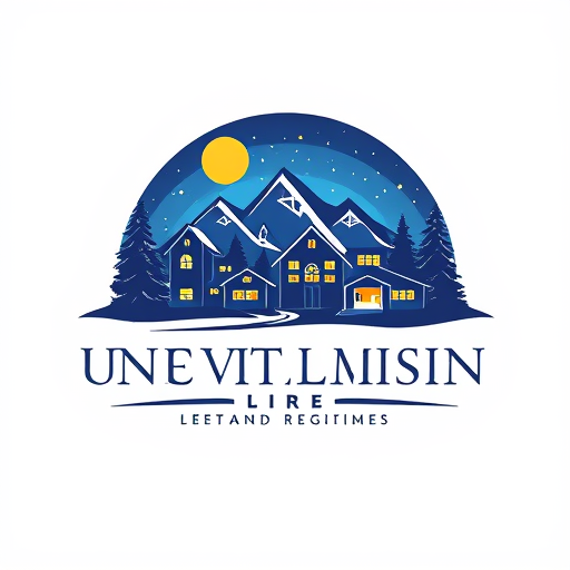 Professional logo design. Night seen and villages 